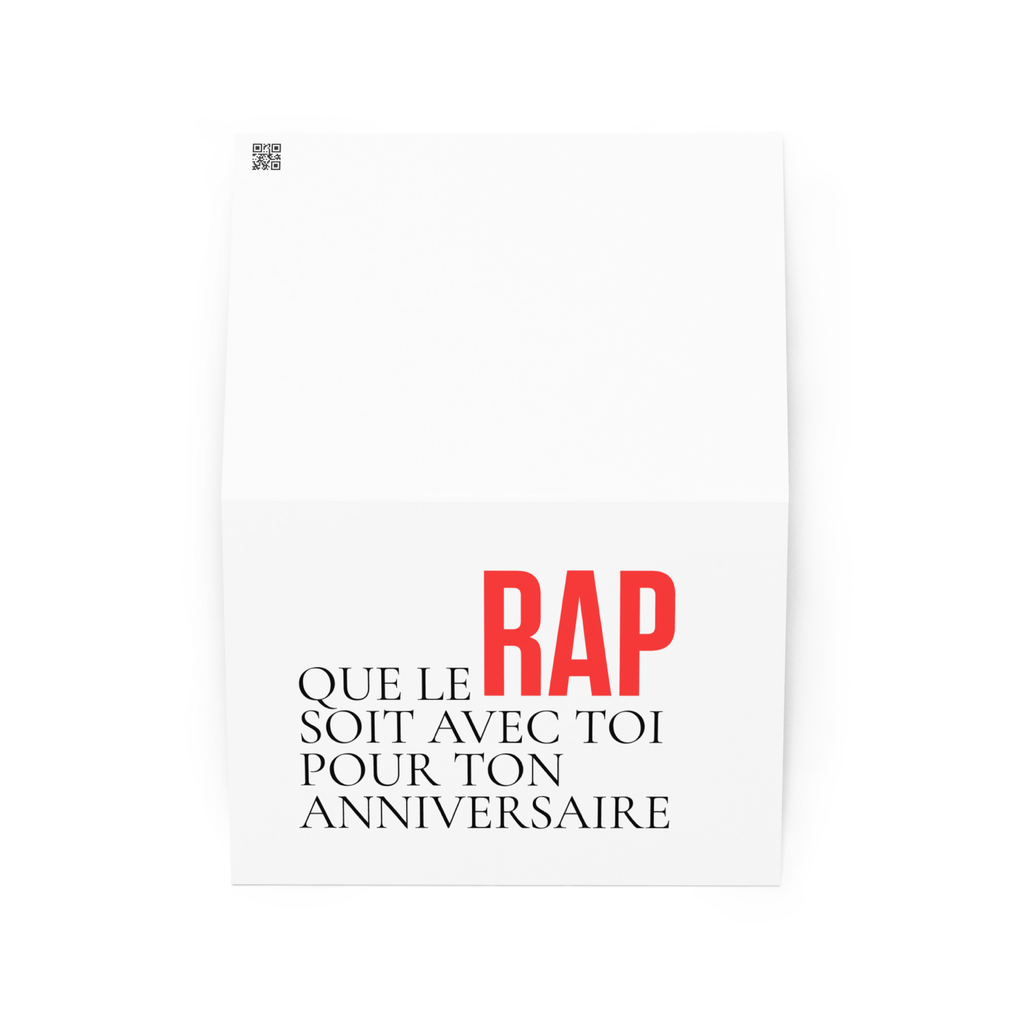 Carte d’Anniversaire Rap – Image 2